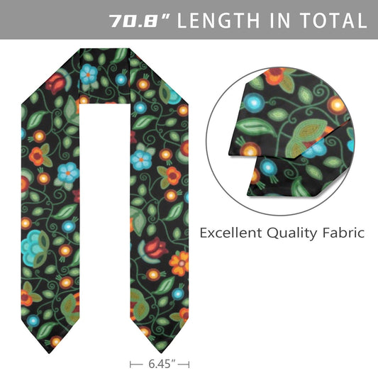 Prairie Fire Petals Graduation Stole