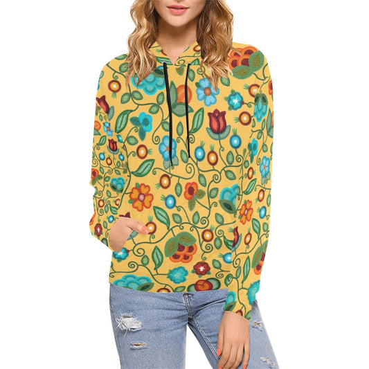 Prairie Fire Petals Honey Hoodie for Women