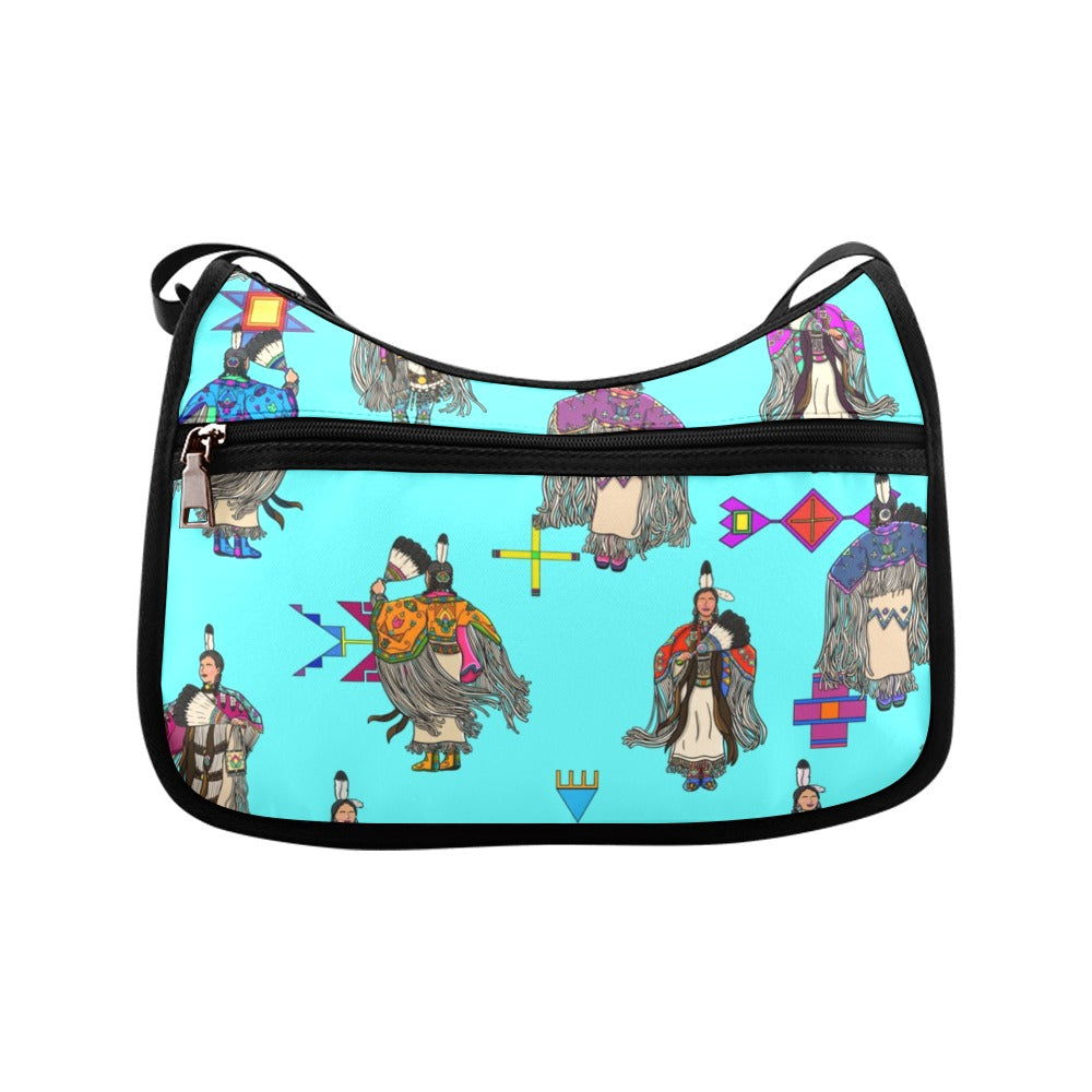 Women's Tradish Dancers Turquoise Crossbody Bag