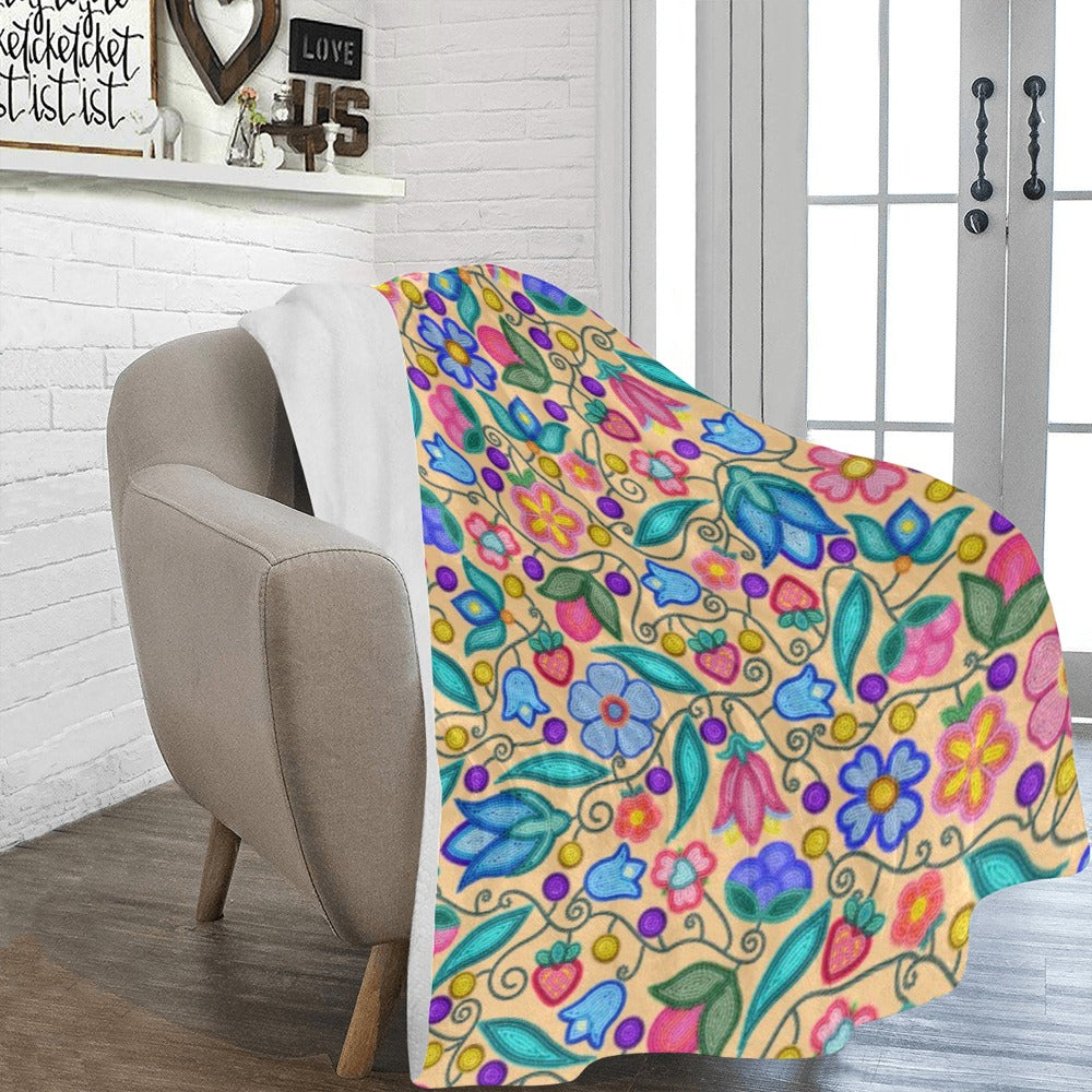 Sweet Offering Cream X-Large Micro Fleece Blanket