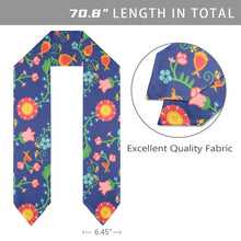 Load image into Gallery viewer, Bee Spring Twilight Graduation Stole

