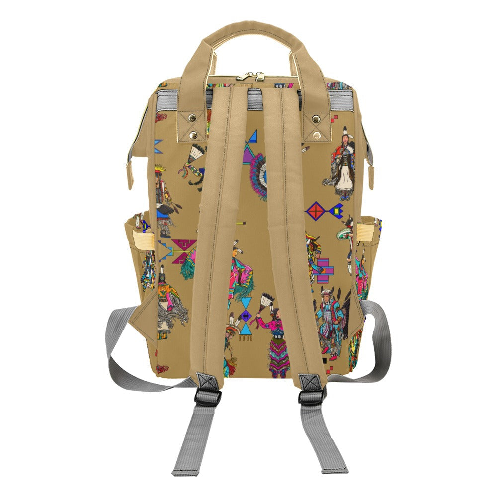 Grand Entry Dancers Earth Multi-Function Diaper Backpack