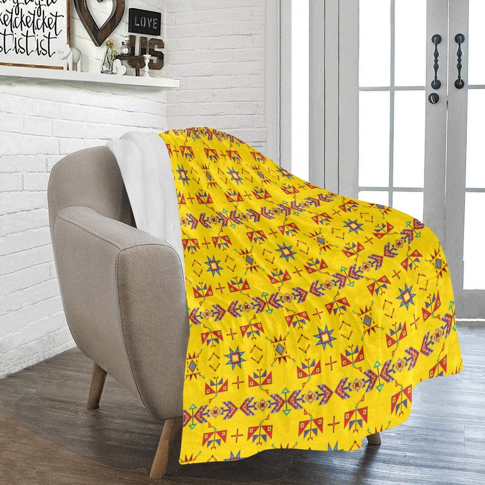 Scattered Generations Maize Ultra-Soft Micro Fleece Blanket 50"x60"
