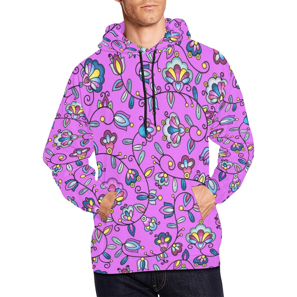 Autumn Bundle Blessing Purple Hoodie for Men