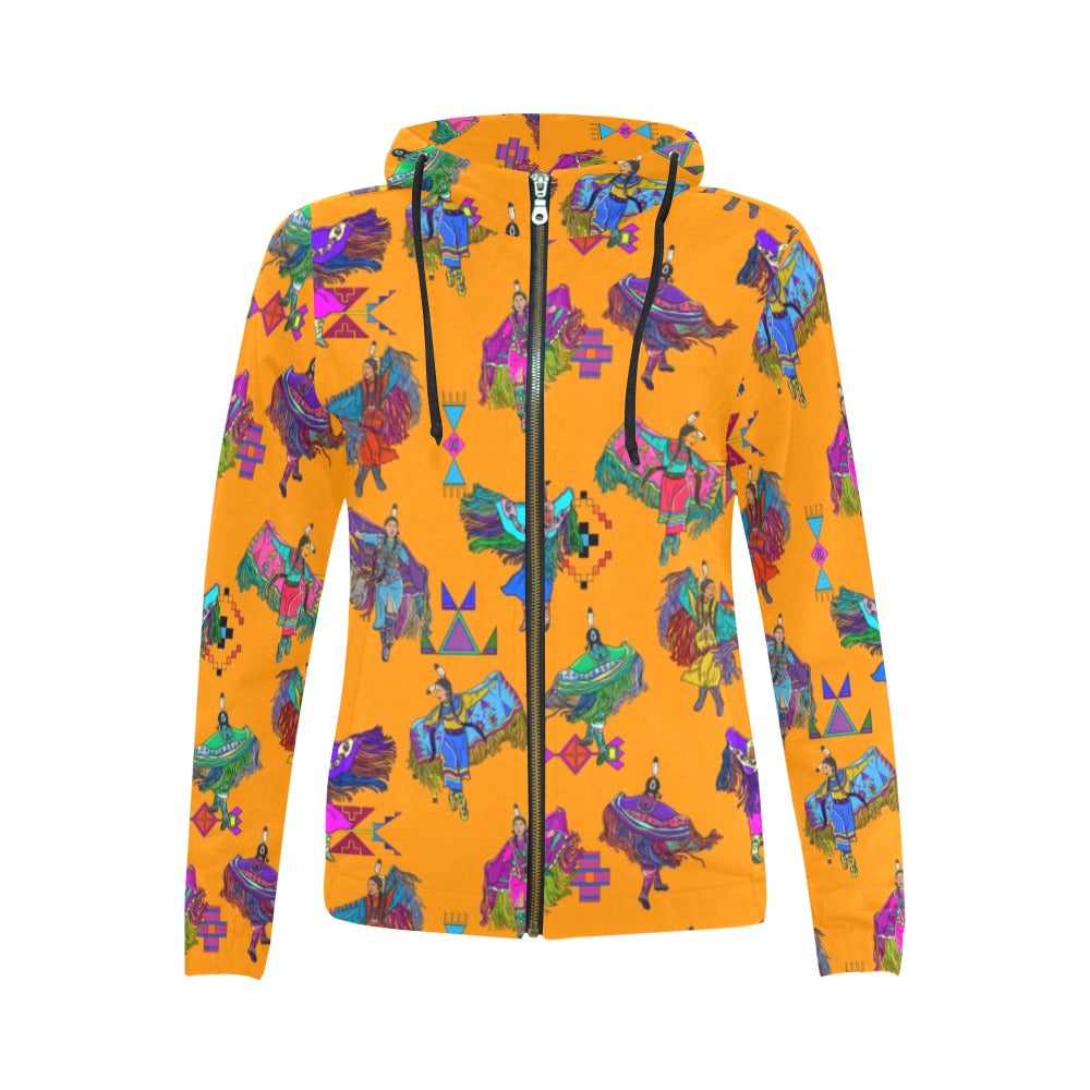 Women's Fancy Dancers Full Zip Hoodie for Women