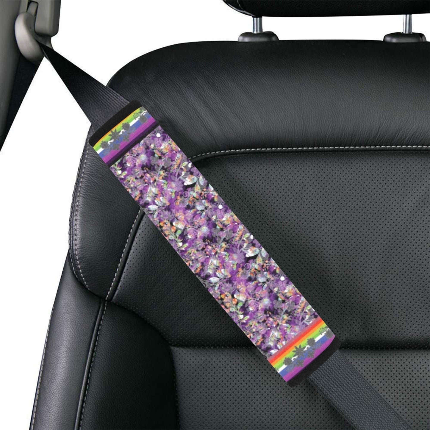 Culture in Nature Purple Seat Belt Cover