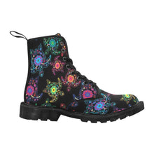 Load image into Gallery viewer, Neon Floral Turtle Boots
