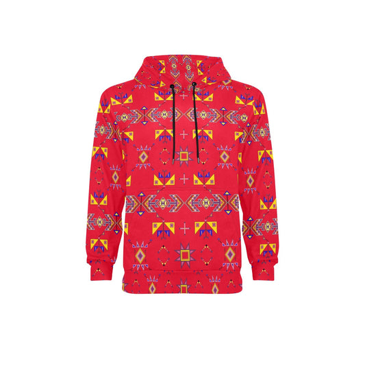 Scattered Generations Red Fleece Hoodie