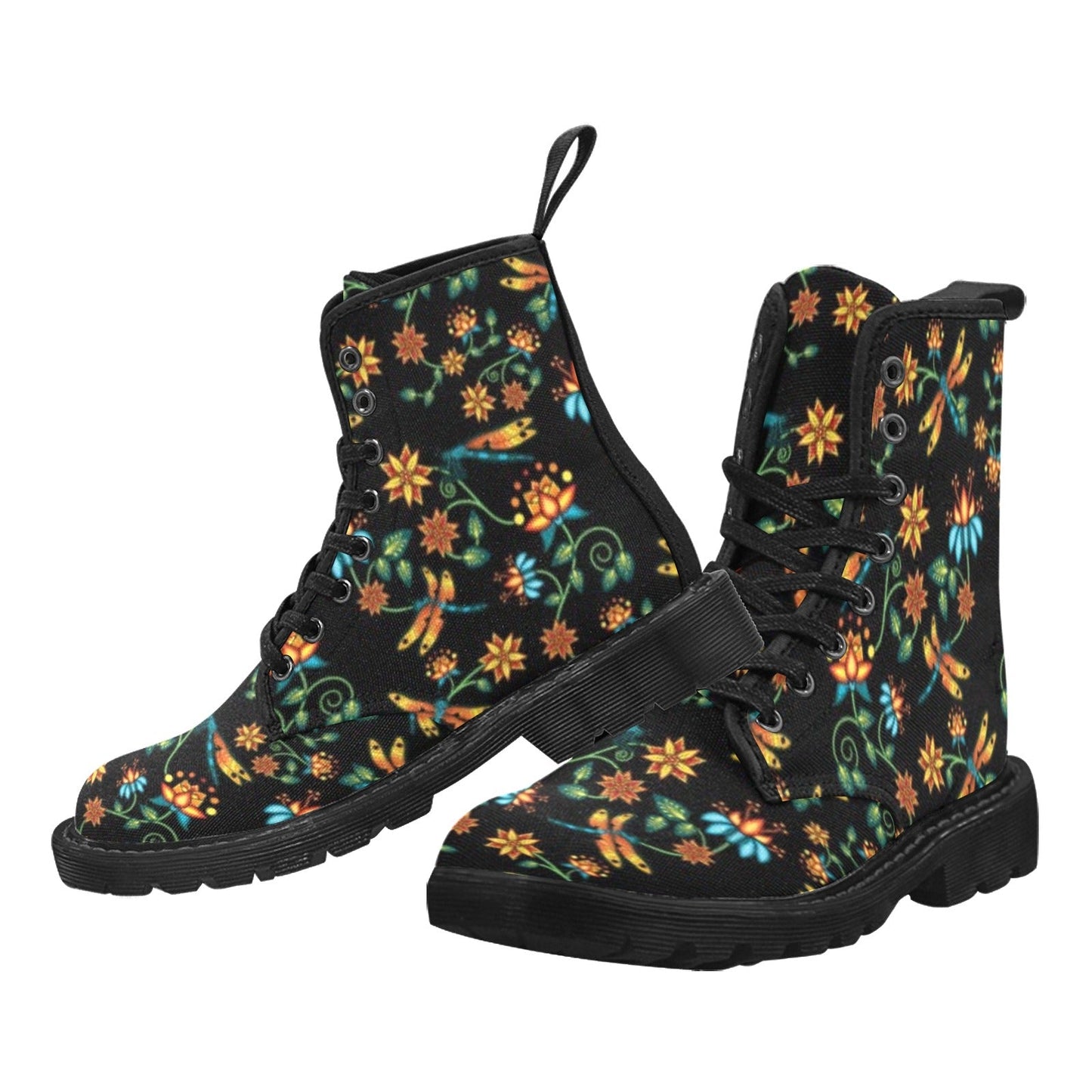 Dragon Lily Noir Boots for Men