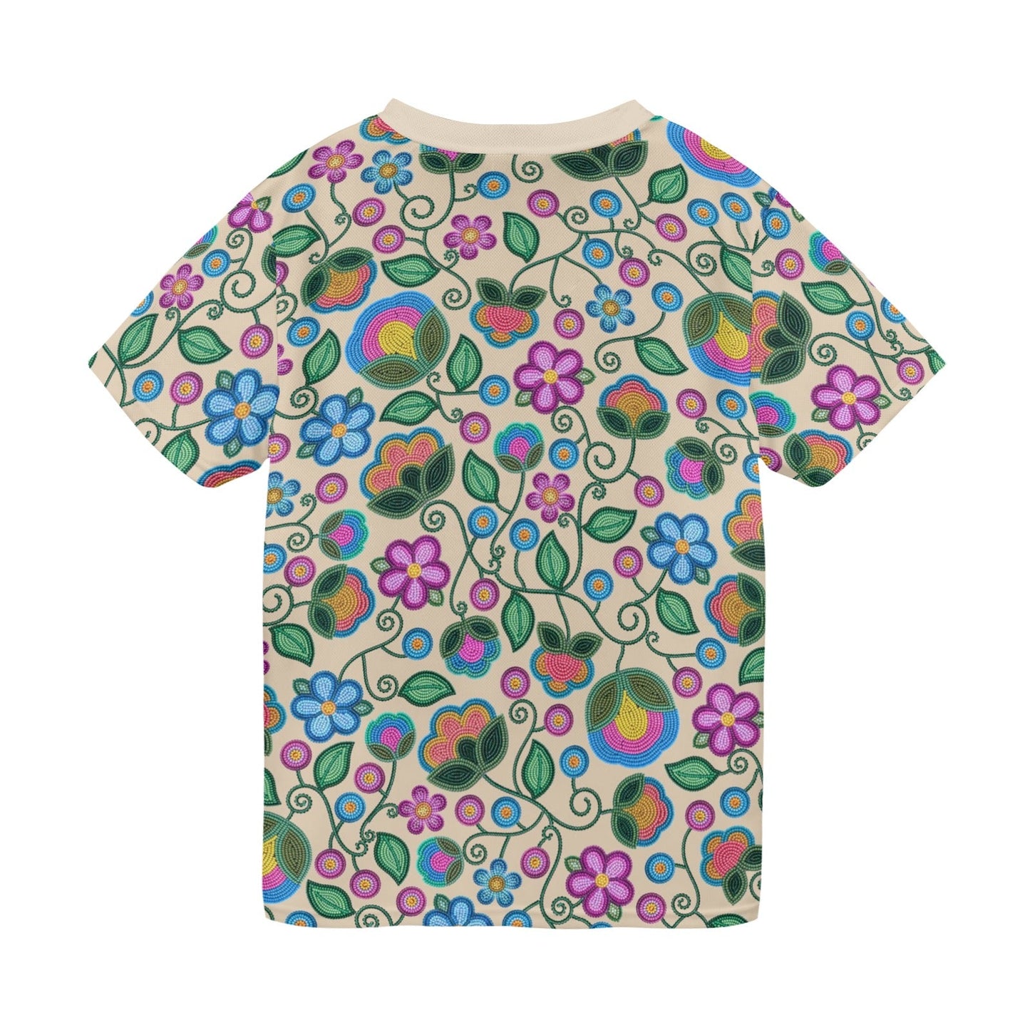 Turquoise Sunbeam Cream T-shirt for Men