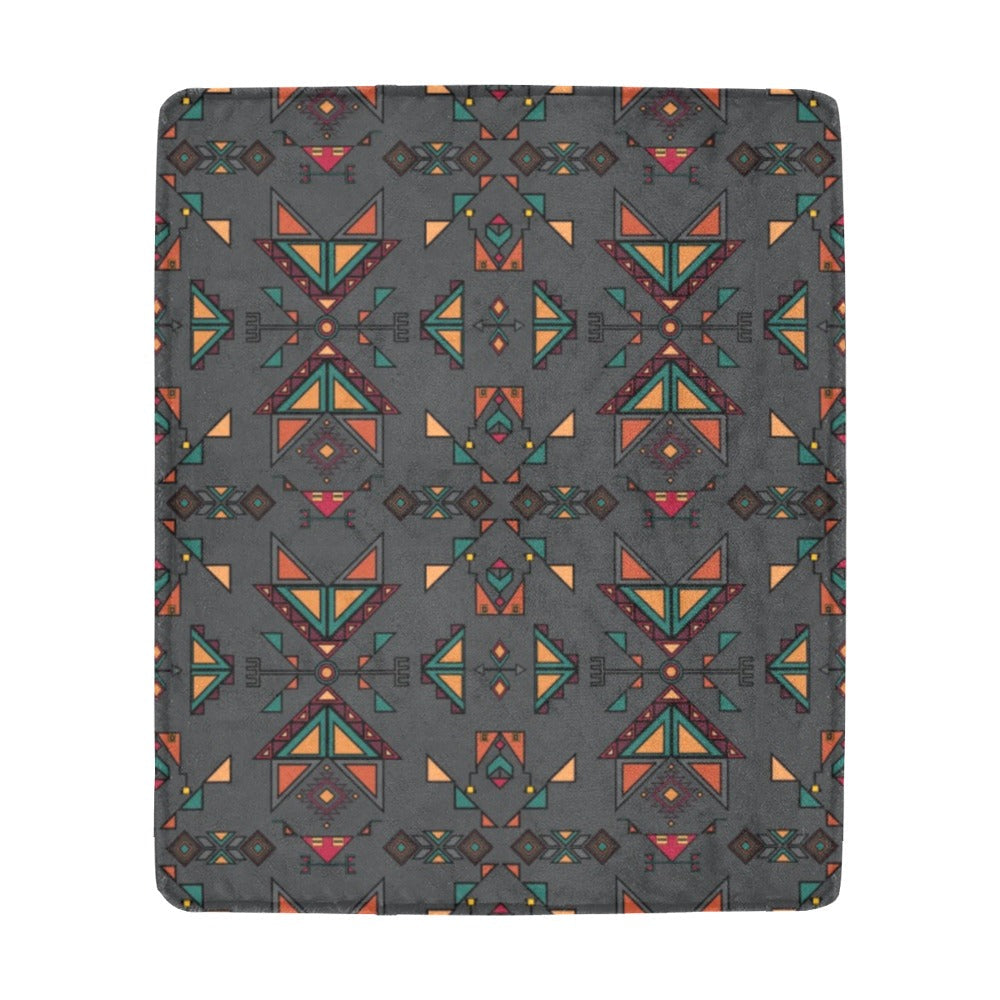 Arrow dawn Gray Ultra-Soft Micro Fleece Blanket 50"x60"