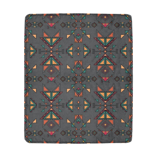 Arrow dawn Gray Ultra-Soft Micro Fleece Blanket 50"x60"