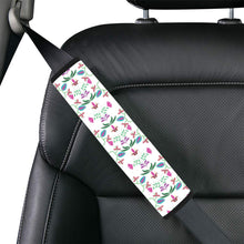 Load image into Gallery viewer, Quilled Divine White Car Seat Belt Cover
