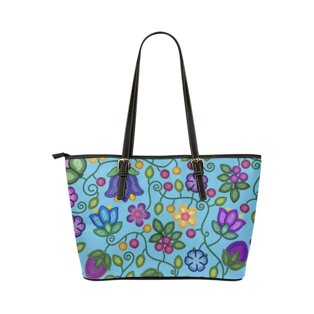 Bloom Uplift Sky Leather Tote