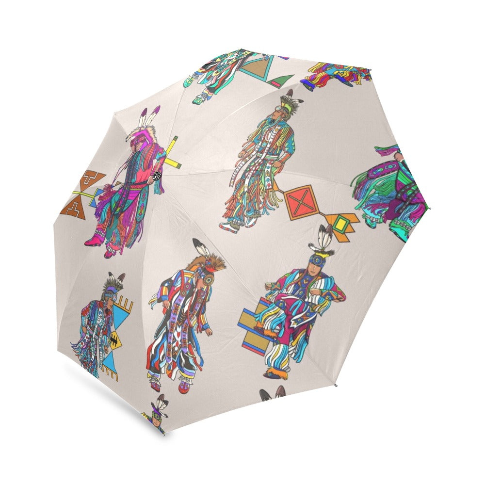 Men's Grass Dancers Muslin Foldable Umbrella