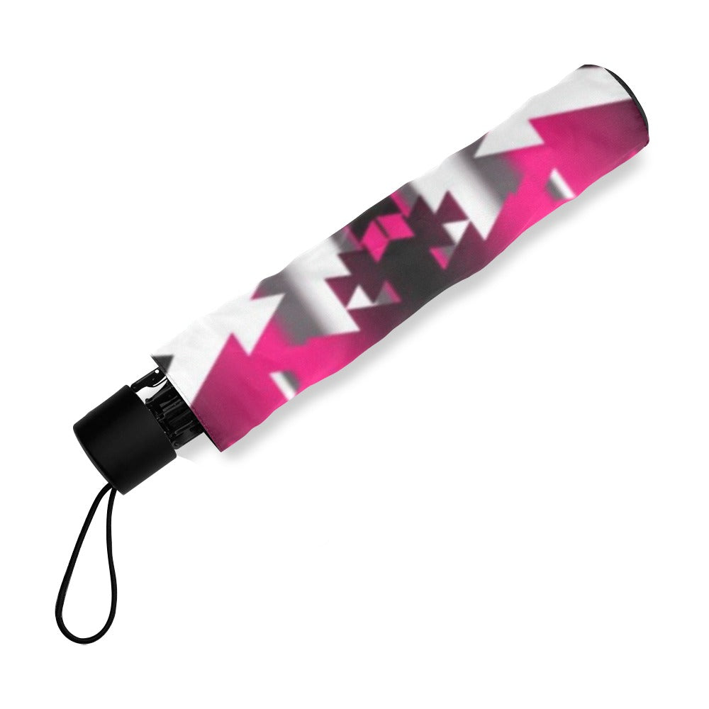 Dark Sunset Winter Camp Foldable Umbrella