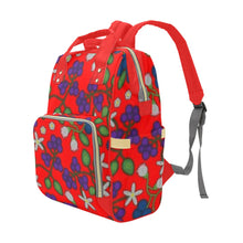 Load image into Gallery viewer, Grandmothers Stories Fire Multi-Function Diaper Backpack/Diaper Bag
