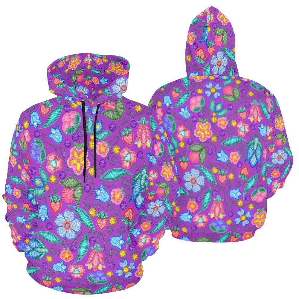Sweet Offering Purple Hoodie for Men