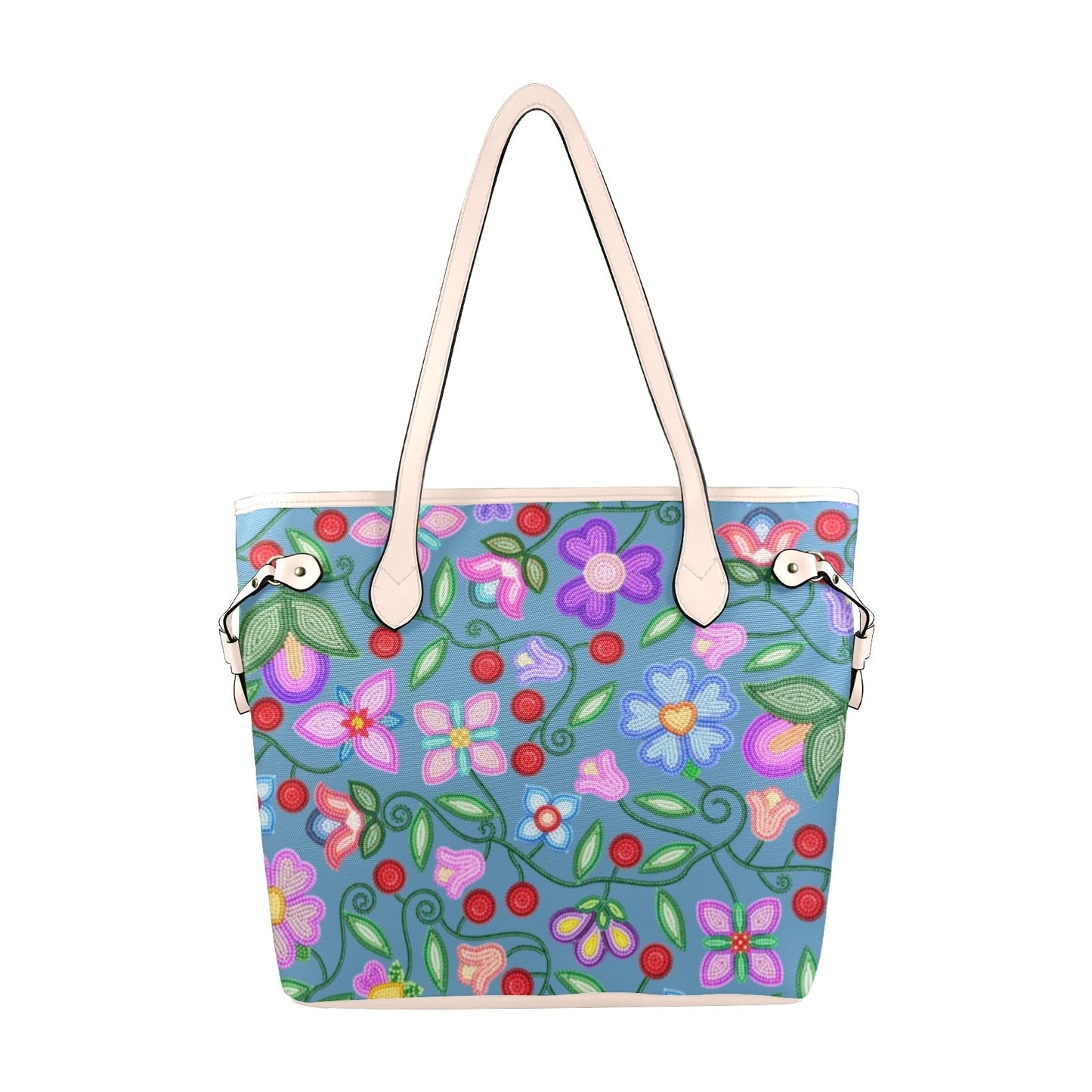 Petal Harmony River Clover Canvas Tote