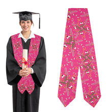 Load image into Gallery viewer, Willow Bee Bubblegum Graduation Stole
