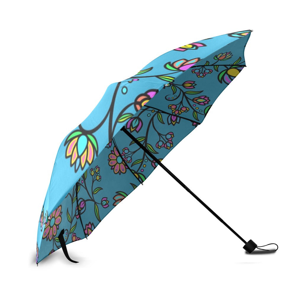 Cosmic Whisper Pastel Rainy Horizon Foldable Umbrella