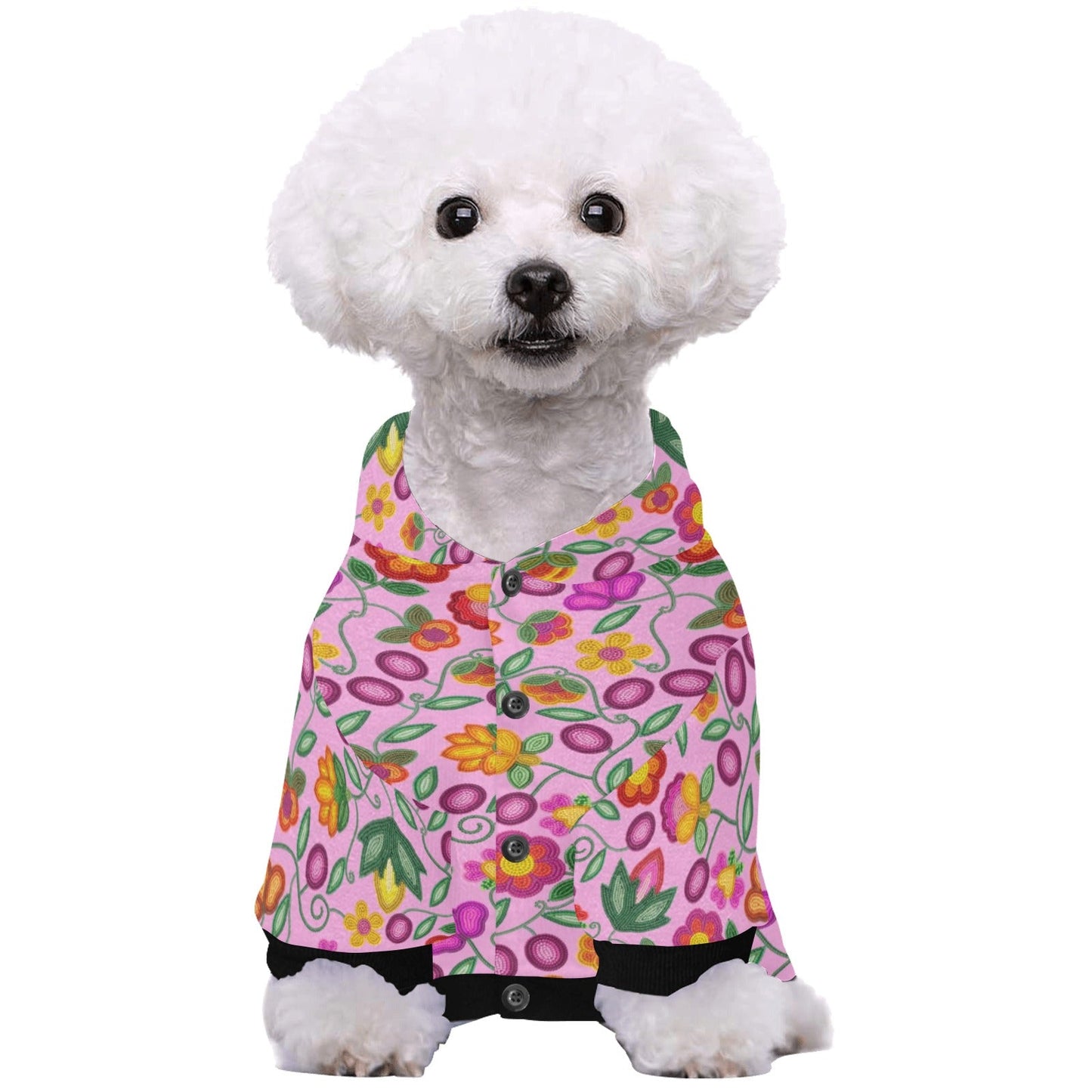 Boreal Bounty Pink Pet Hoodie