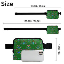 Load image into Gallery viewer, Dakota Damask Green Belt Bag
