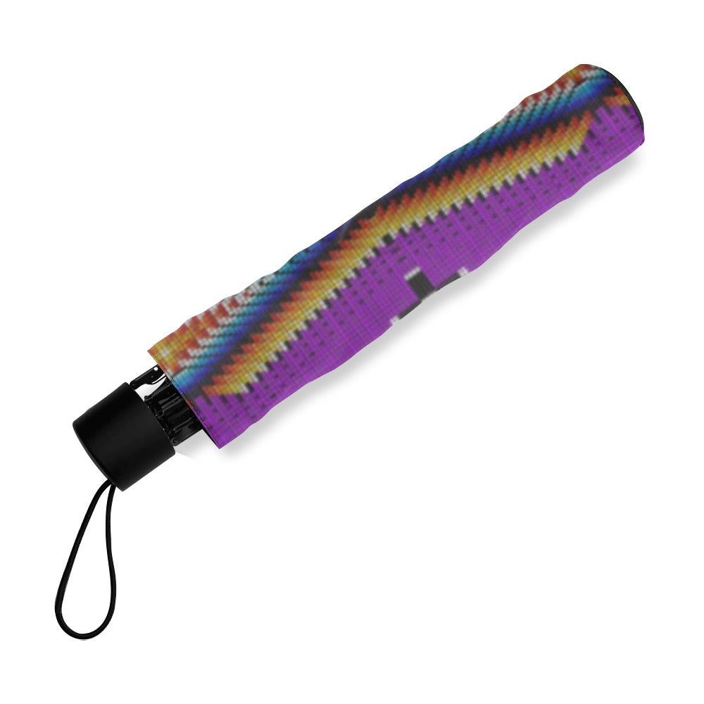 Diamond in the Bluff Purple Foldable Umbrella