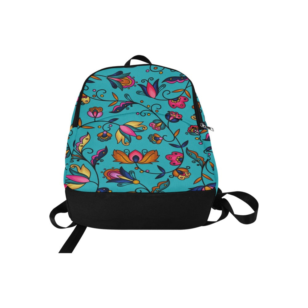 Copper Prairie Petals Turquoise Backpack