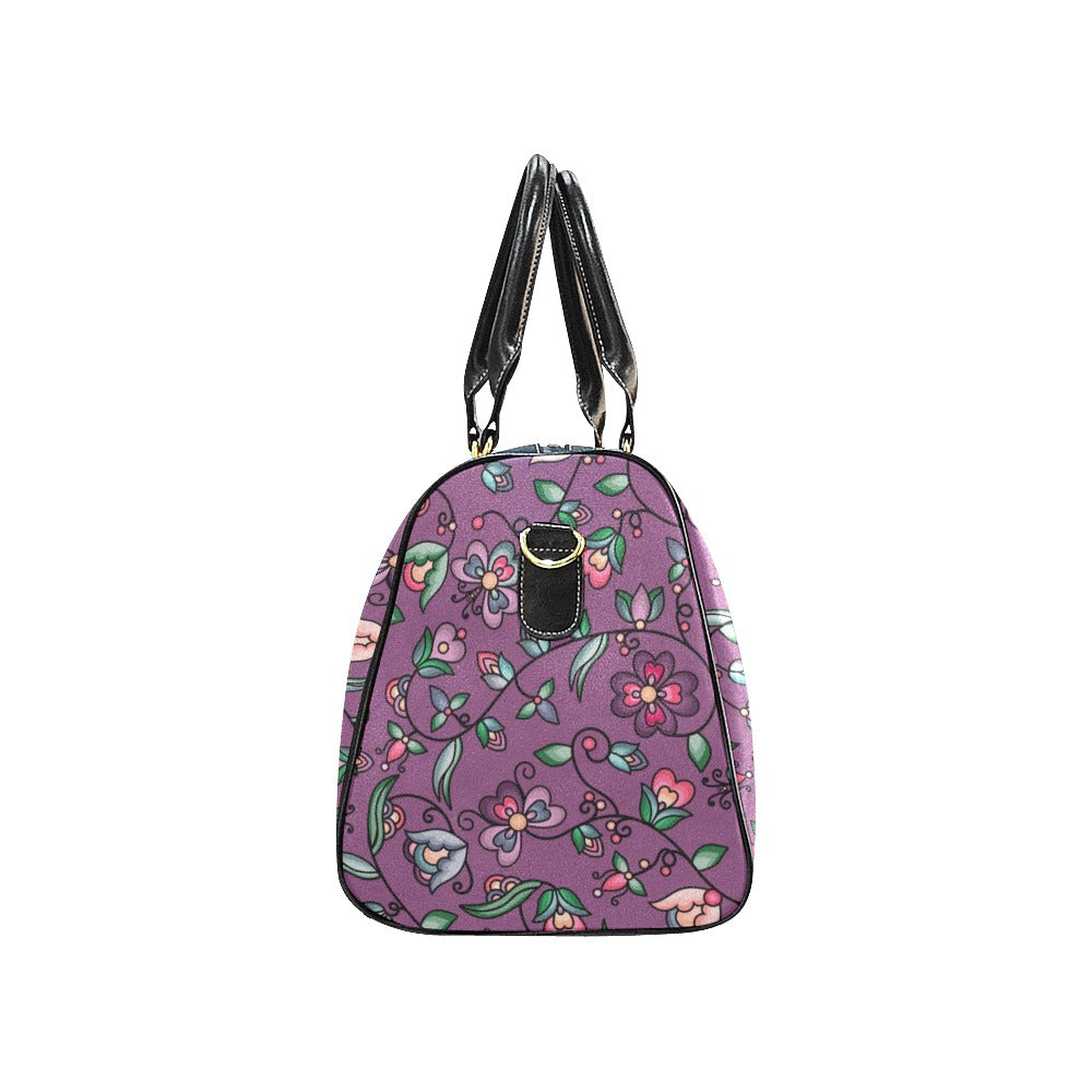 Amber Evening Garland Purple Large Travel Bag