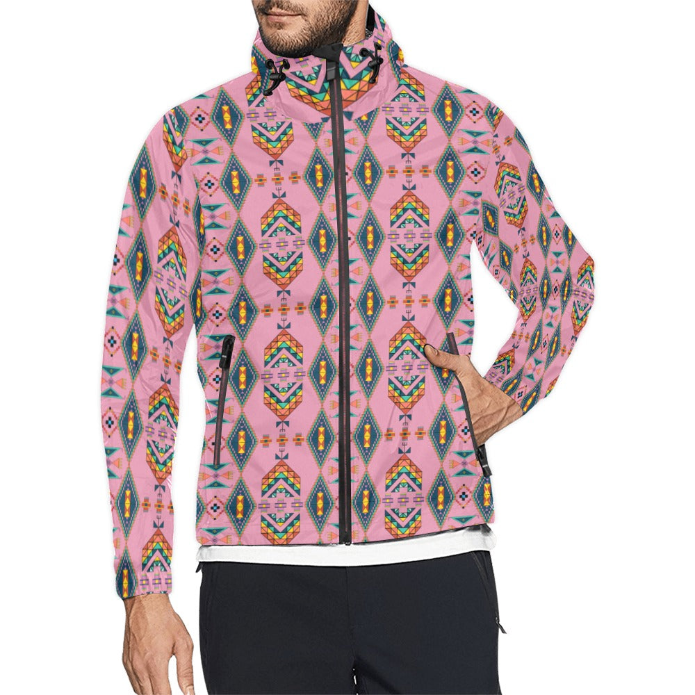 Travois Tipi Dusky Sunset Men's Windbreaker