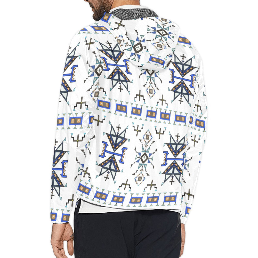 Eagle Strike White Men's Windbreaker