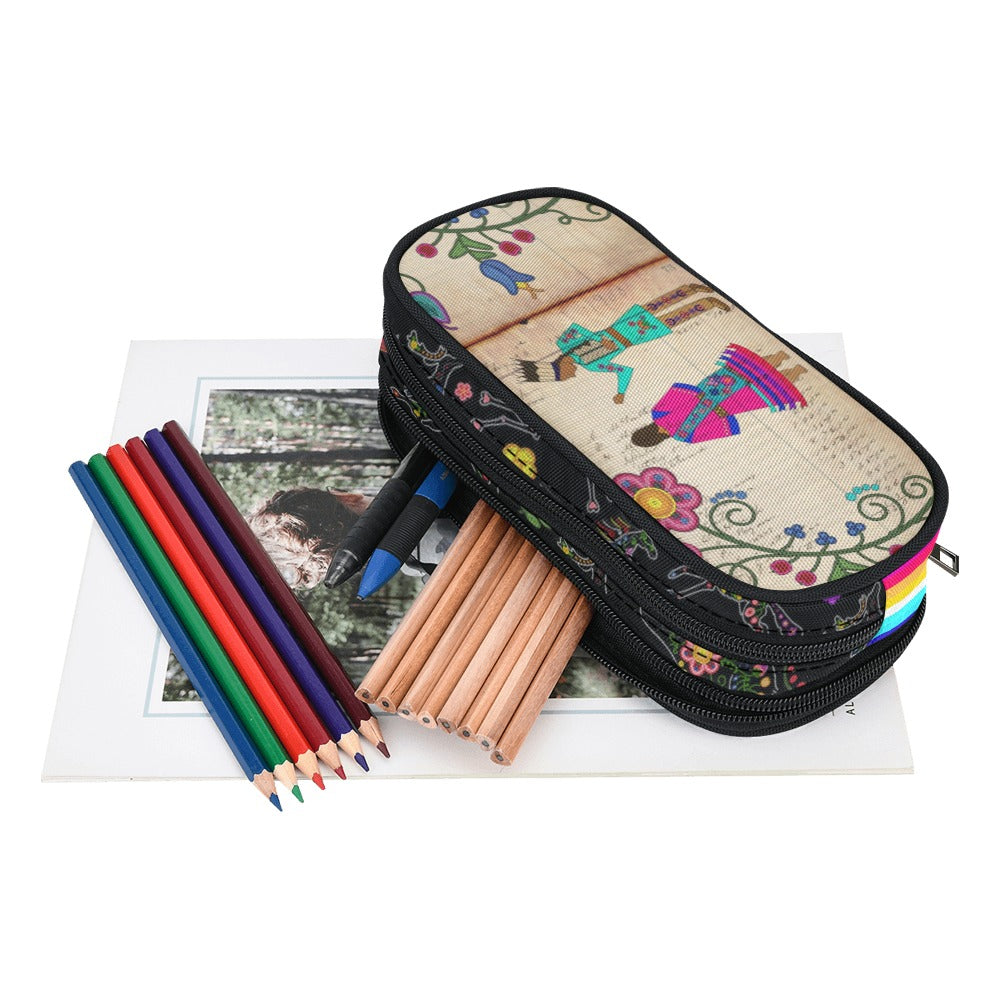 Floral Ledger Sweethearts Pencil Pouch