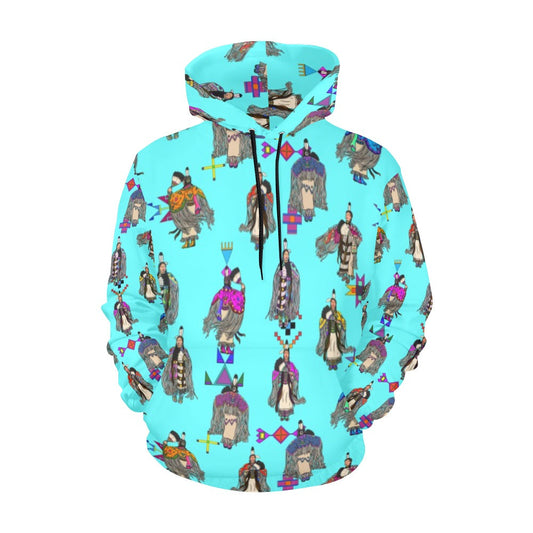 Women's Tradish Dancers Turquoise Hoodie for Women