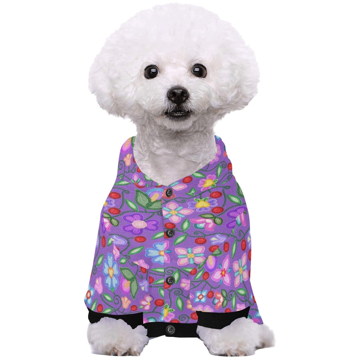 Petal Harmony Lavender Pet Hoodie