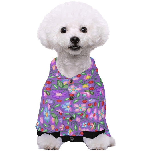 Petal Harmony Lavender Pet Hoodie