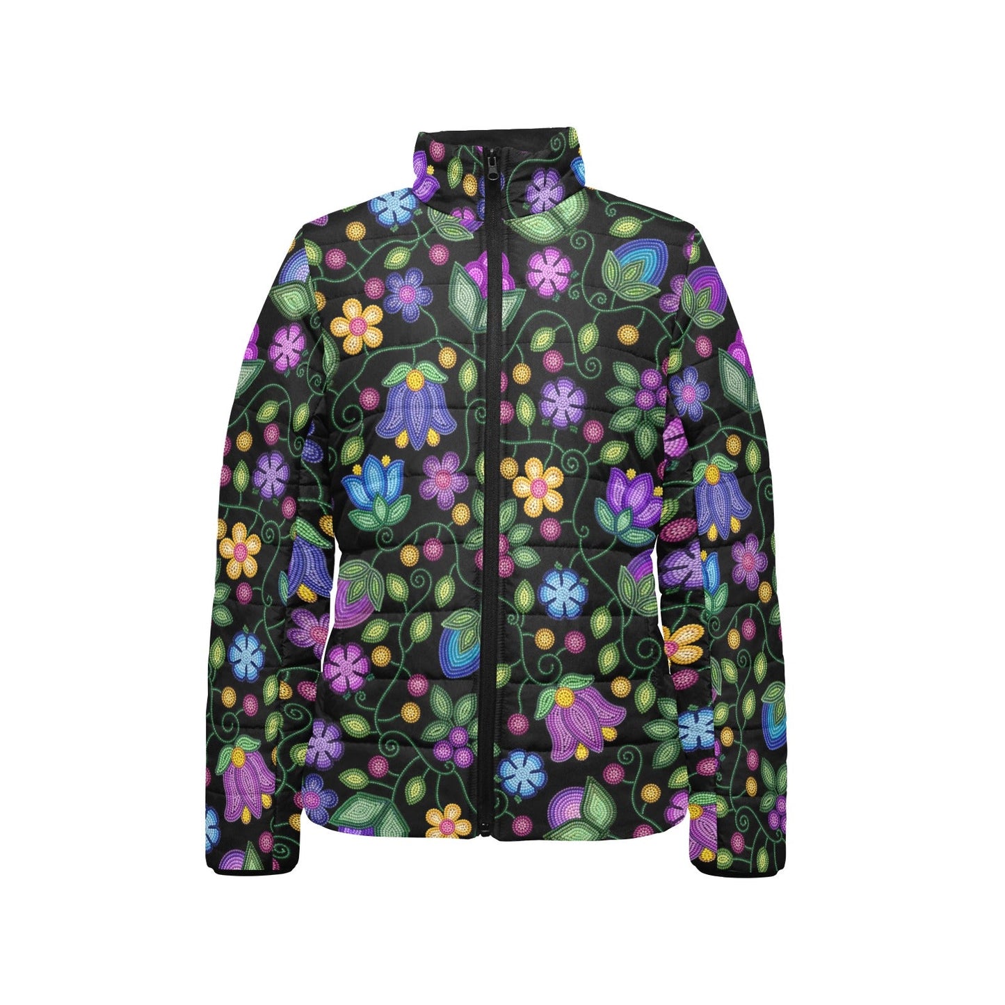 Bloom Uplift Black Stand Collar Jacket