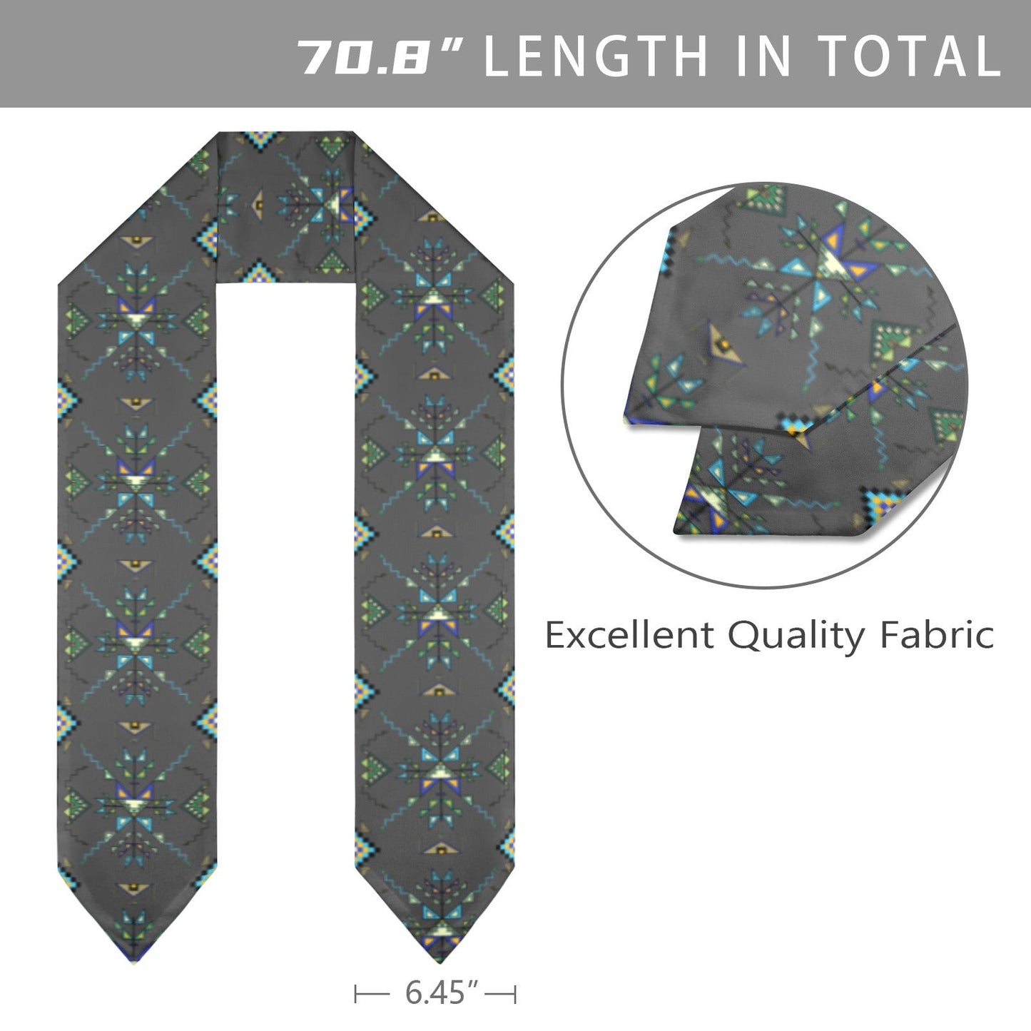 Bear Shield Graduation Stole