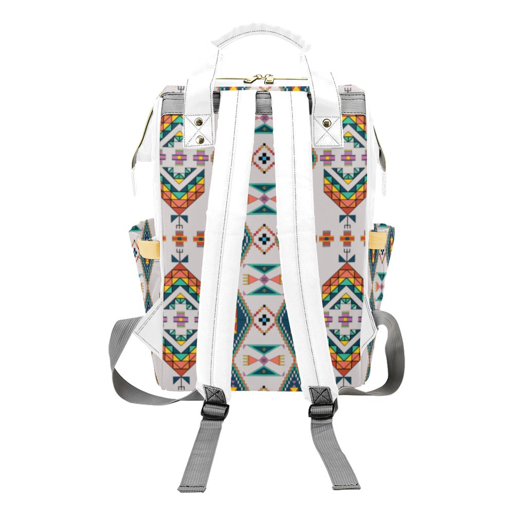 Travois Tipi Grey Multi-Function Diaper Backpack