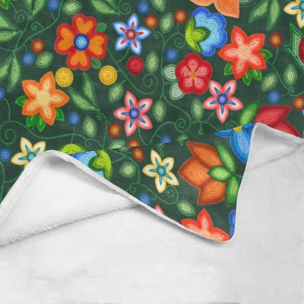 Morning Harmony Forest Small Micro Fleece Blanket