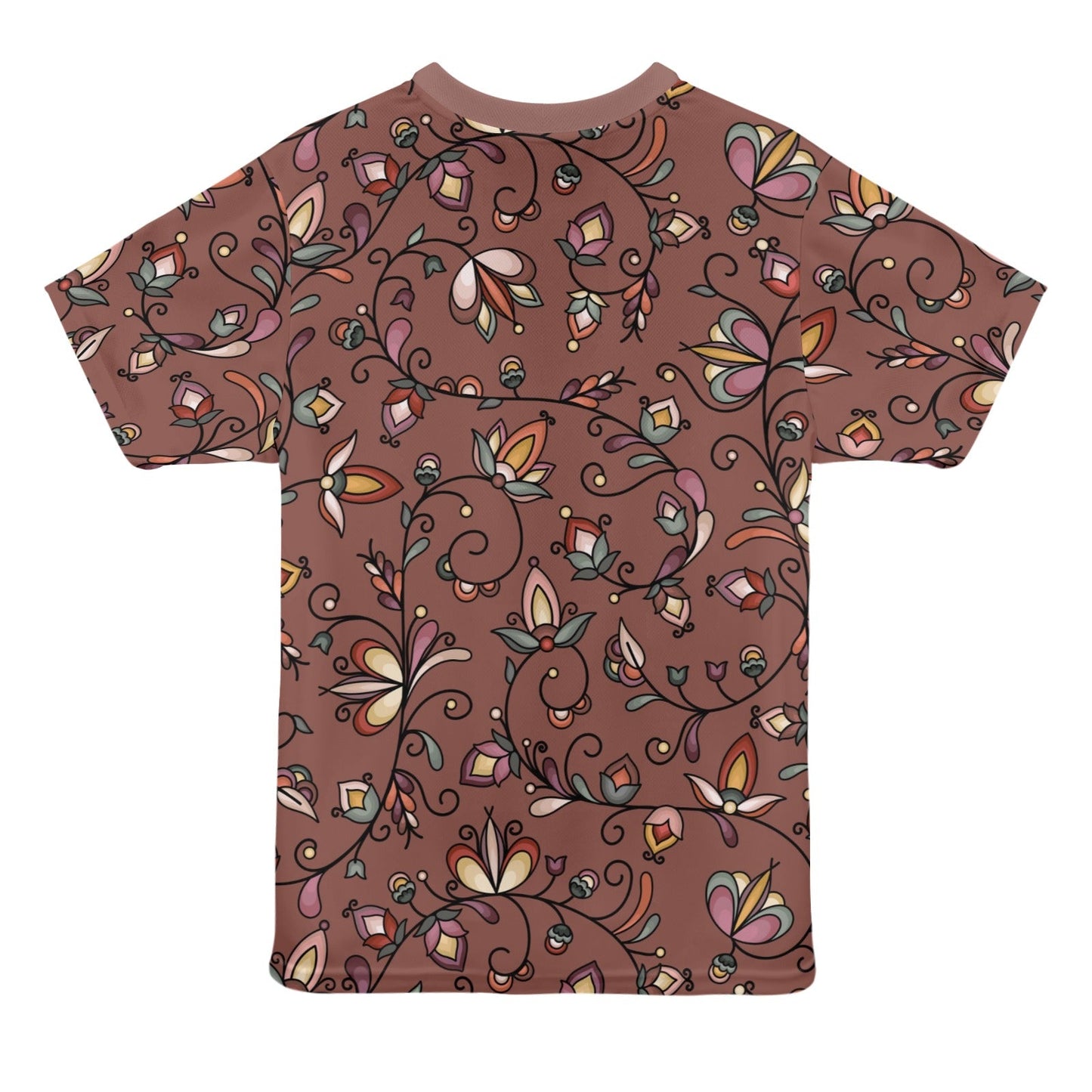 Burnt Sky Petals Brown Tee