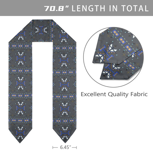 Eagle Strike Gray Graduation Stole