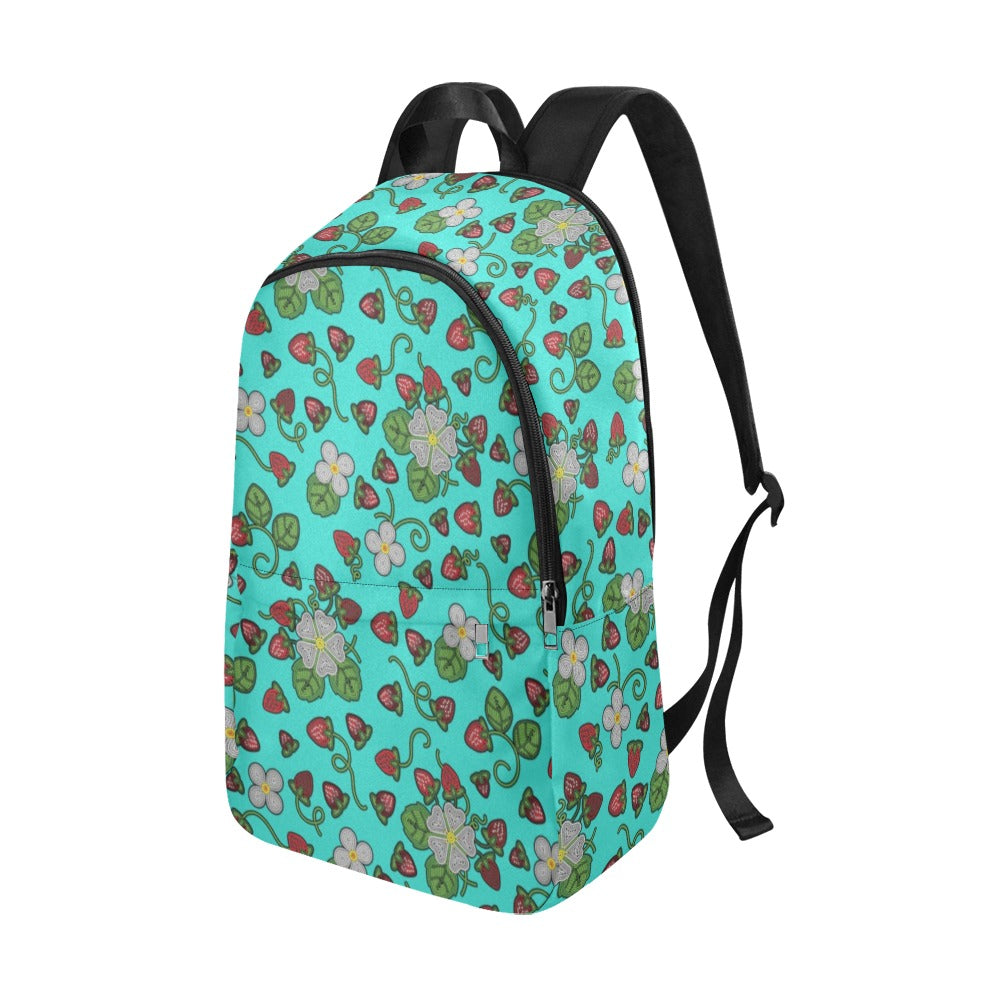 Strawberry Dreams Turquoise Backpack
