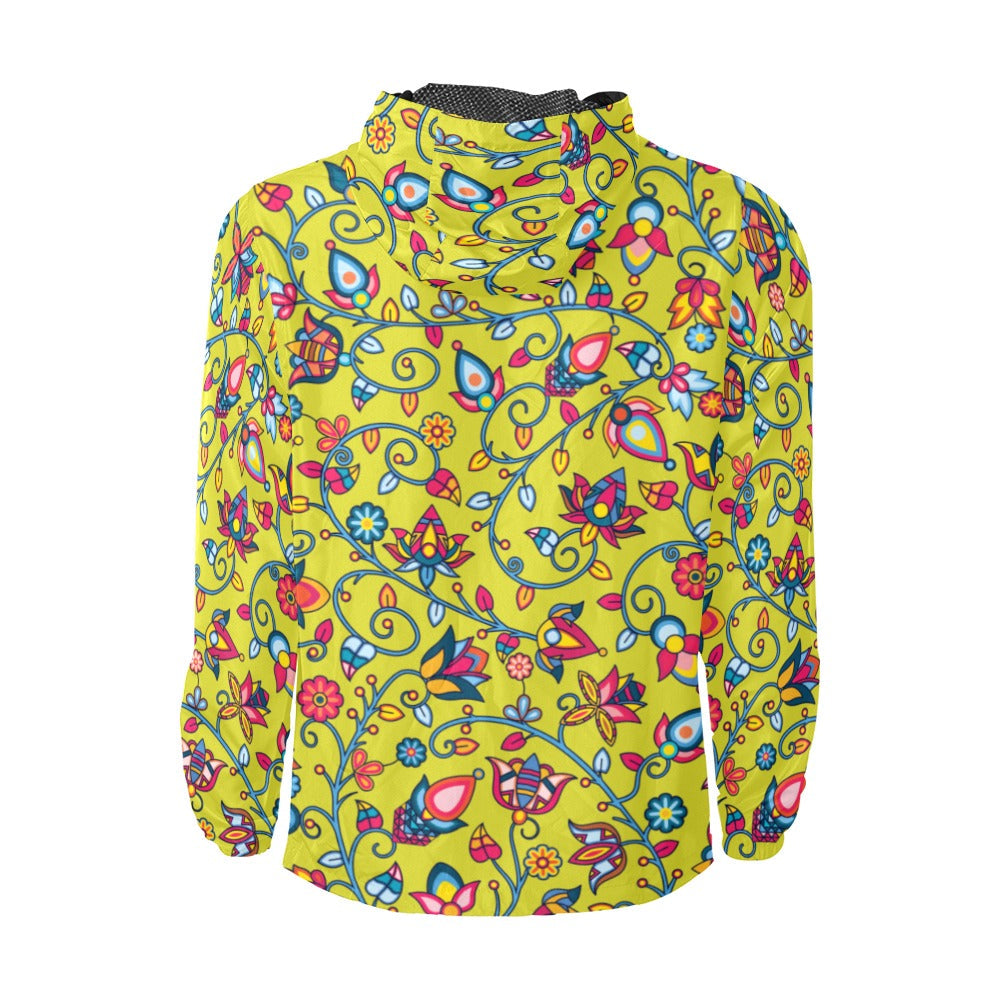 Thorny Path Yellow Men's Windbreaker