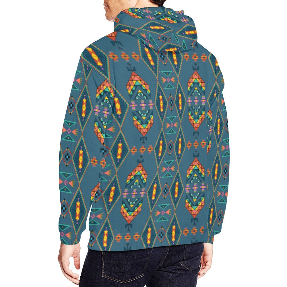 Travois Tipi Deep Lake Hoodie for Men