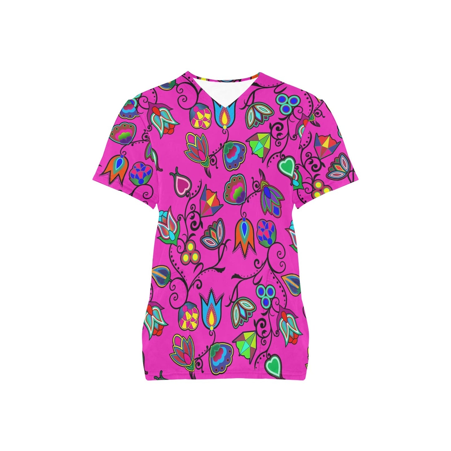 Indigenous Paisley Scrub Top