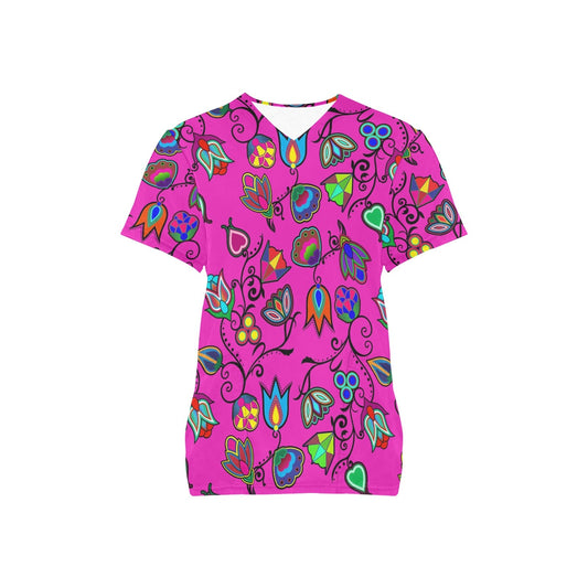 Indigenous Paisley Blush Scrub Top