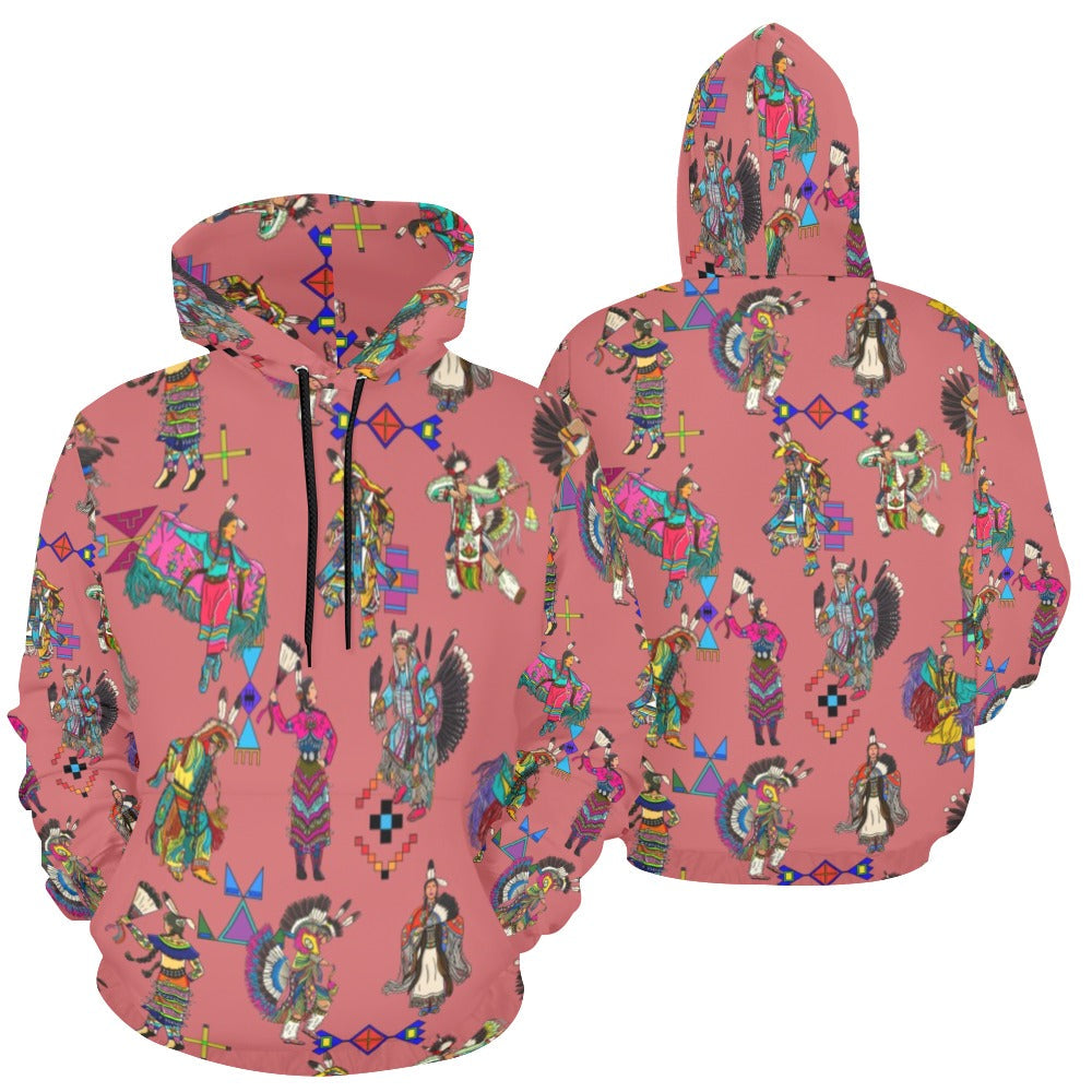 Grand Entry Dancers Terra Cotta Hoodie for Women (USA Size)