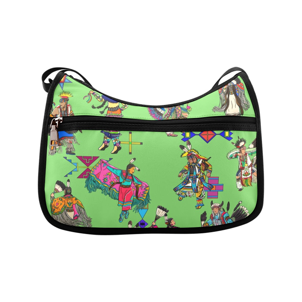 Grand Entry Dancers Grass Crossbody Bag