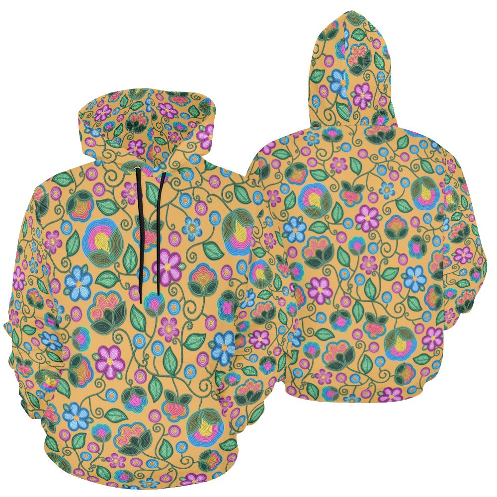 Turquoise Sunbeam Yellow Hoodie for Men